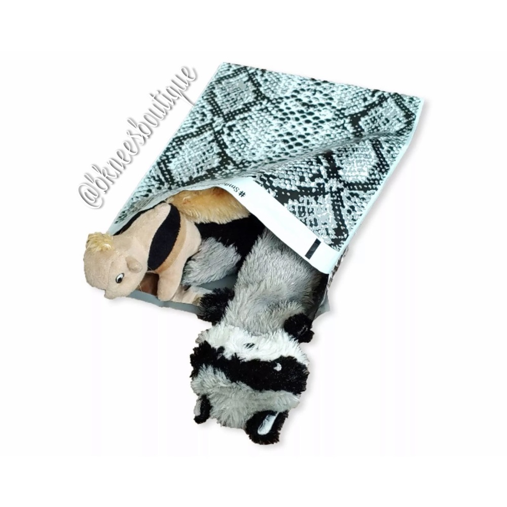 (20) 6x9 Python Snake Animal Print Polymailers